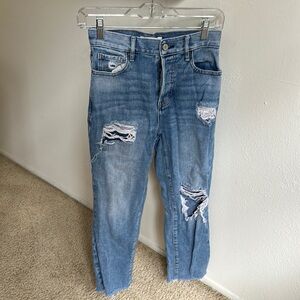 Pacsun size 24 high rise straight jeans